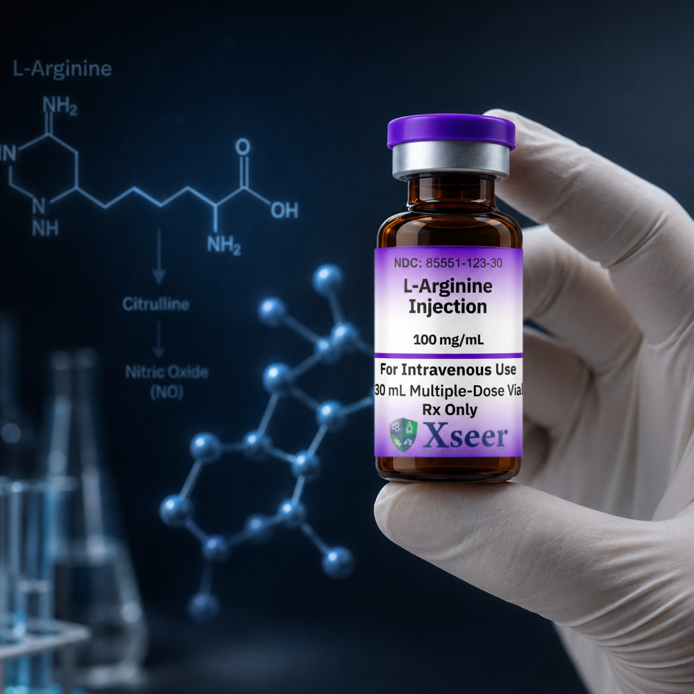 L-Arginine HCl Injection: Biochemical Mechanisms, Pharmacokinetics, and Clinical Prescribing Considerations